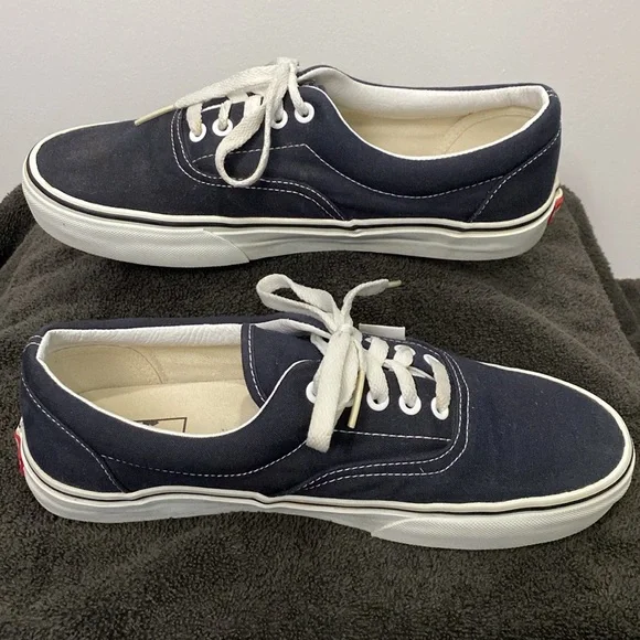 Vans Navy Blue Lace-Ups - M9.5 W11 - Picture 4 of 7